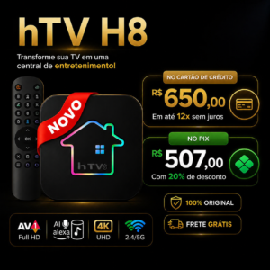 Receptor Htv 8 Hd Wi-Fi 4K