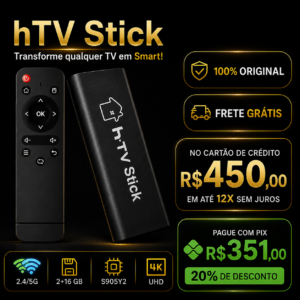 Receptor Htv Stick Dual Band 4k Wi-Fi