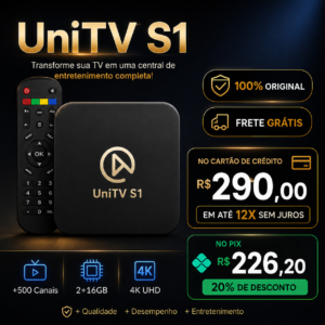 Receptor Unitv S1 Hd Wi-Fi 4K